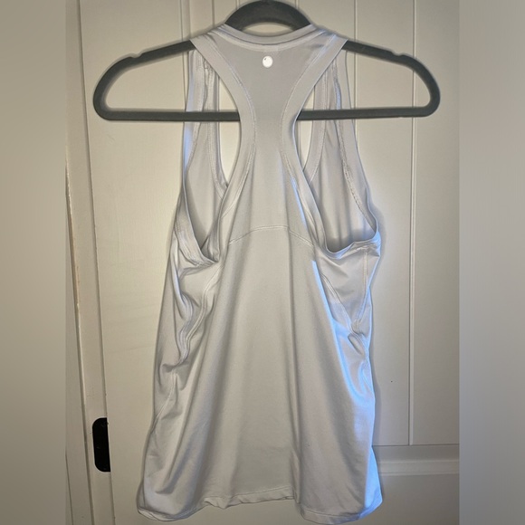 White Workout Tank Top - Picture 2 of 2